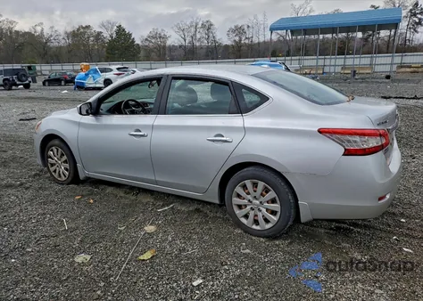 2015 Nissan Sentra S из США, поврежденный, VIN 3N1AB7AP1FY372841
